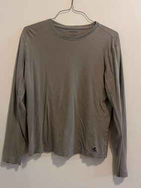 Express‎ Mens Long Sleeve Crewneck Shirt - Sage